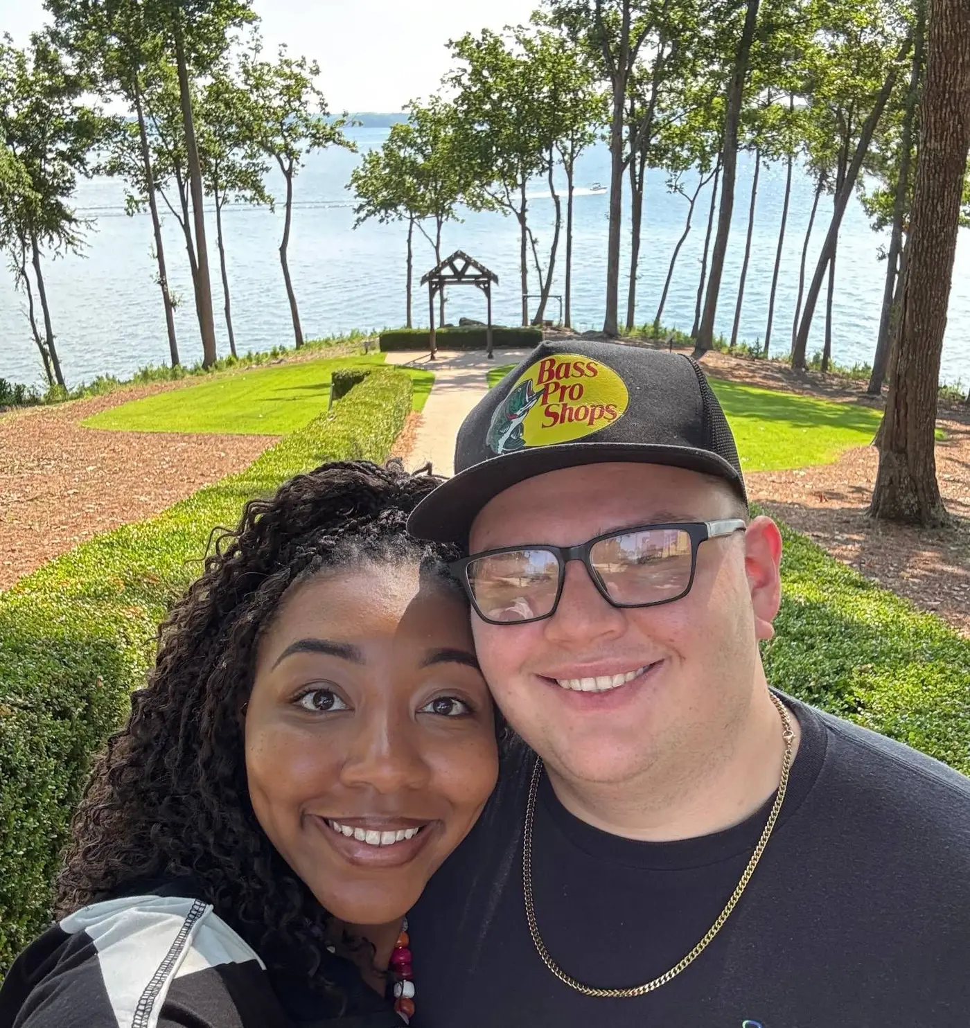 Stone Merton and his wife, Devonna